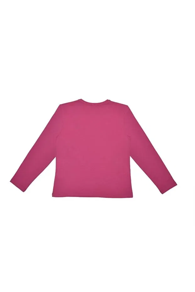 Детская футболка для девочек хлопковая bnt-g21576 United Colors Of Benetton, Pink — фото 3
