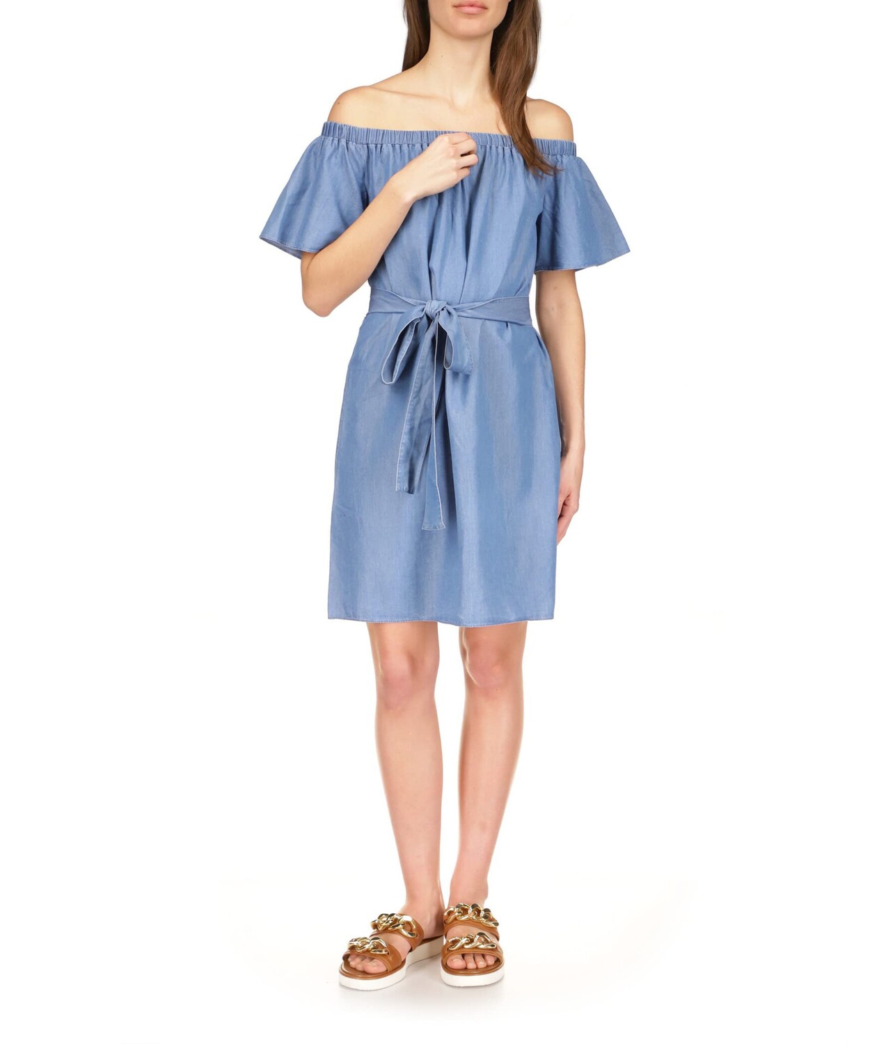 

Платье MICHAEL Michael Kors, Tencel Off Shoulder Mini Dress