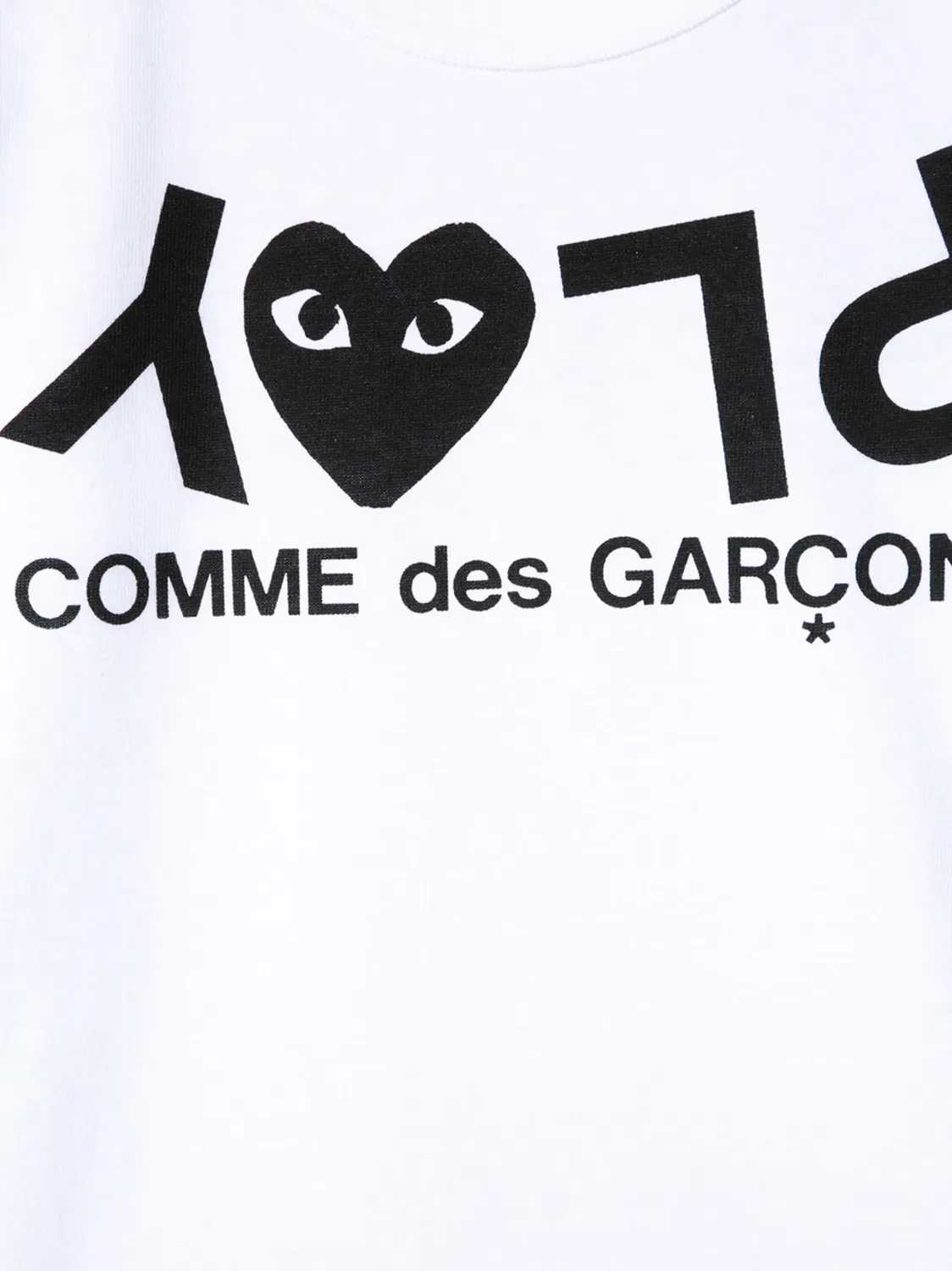 Comme Des Garçons Play Футболка Play белая — фото 3