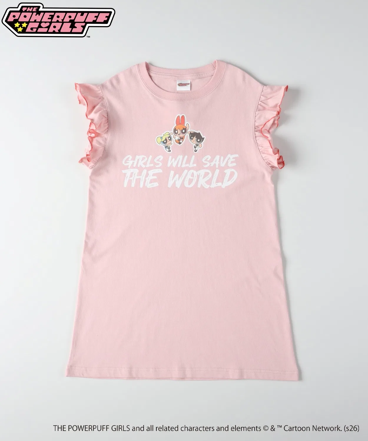 Детское платье для девочек с длинным рукавомPowerpuff Girls Right-on, Pink