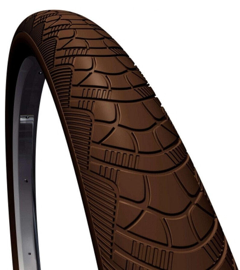 

Жесткая покрышка с отражателем CST Zeppelin urban 28x2.00 50-622, коричневый / коричневый / серый