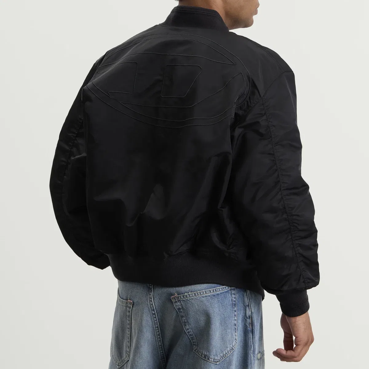 Куртка-бомбер двусторонняя Reversible Bomber Jacket Diesel, Black — фото 3