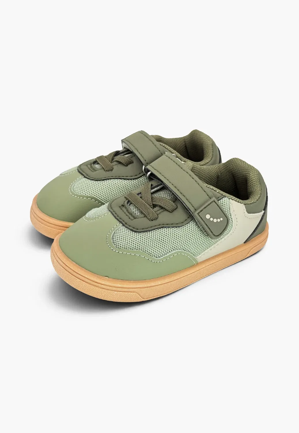 Zapatillas blanditos suela plana colores Combinados унисекс - детская обувь Pisamonas, Verde — фото 2