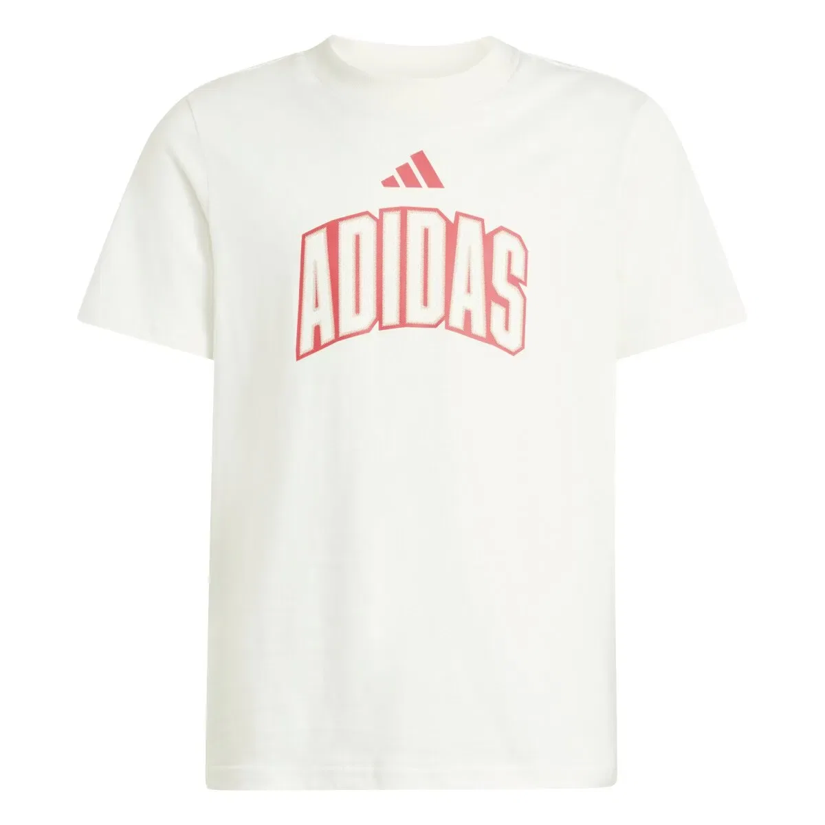 Детская футболка с принтом Stadium Lettering adidas, Blanco — фото 2