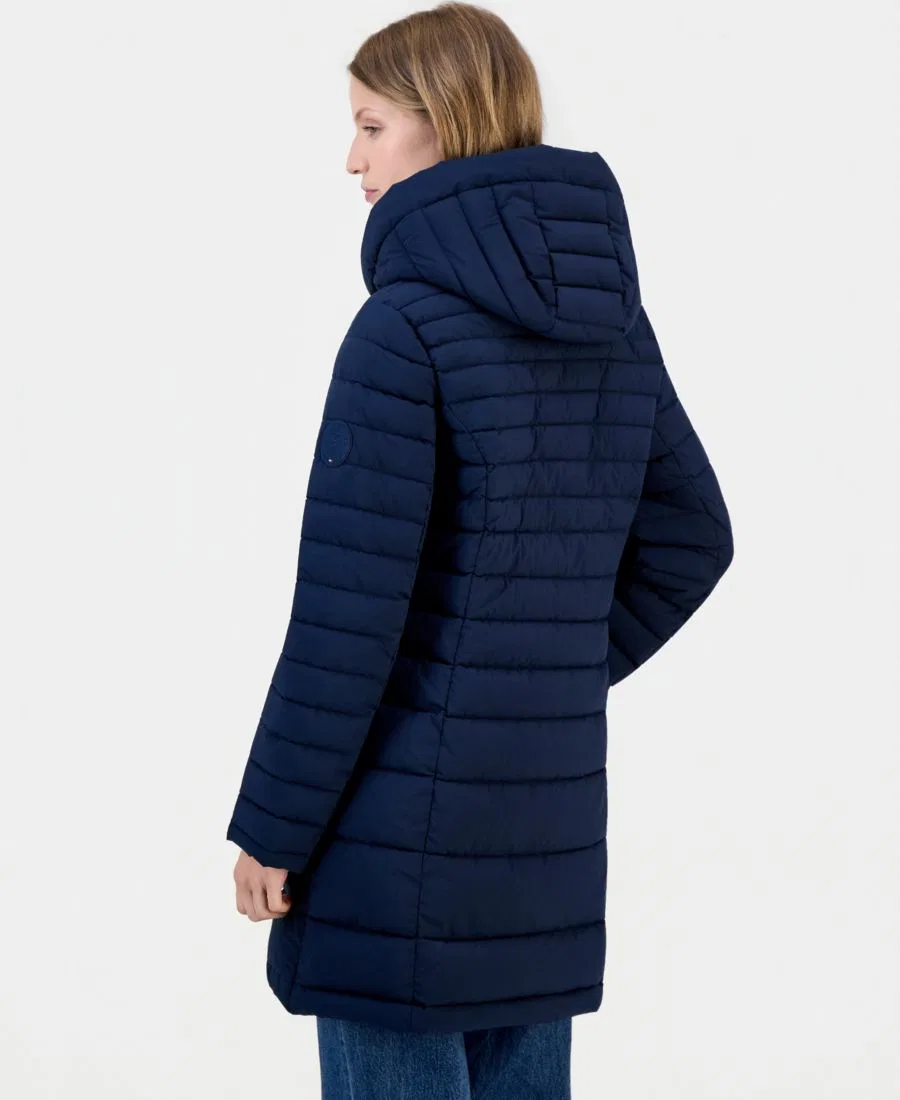 Женское пуховик-пакет с капюшоном, модель Packable Tommy Hilfiger, Dk Navy — фото 2