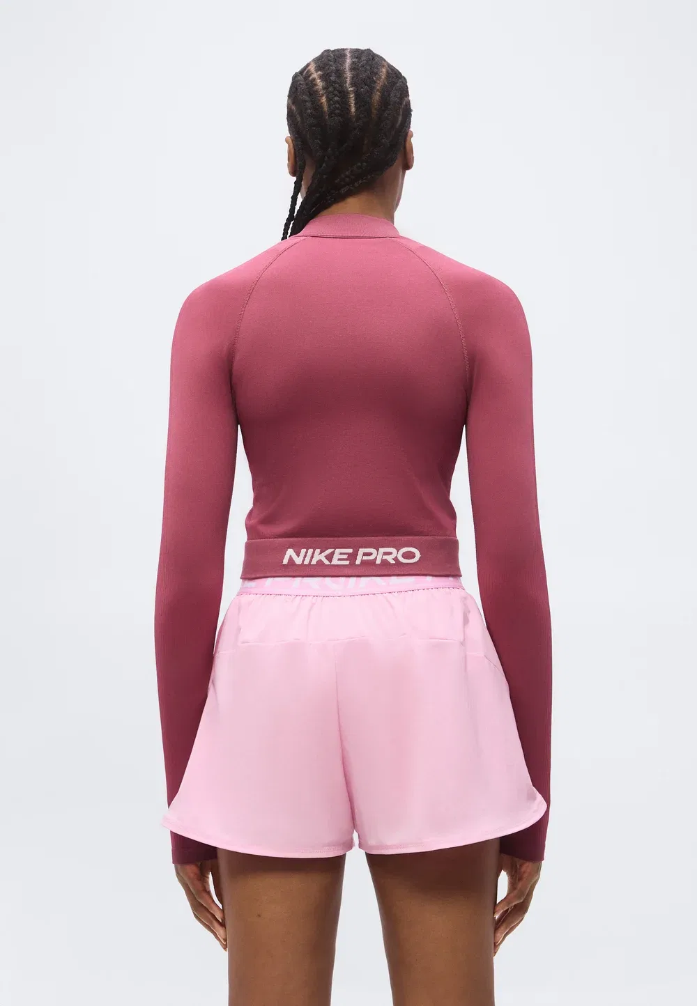 Средний слой - тренировочная куртка Nike Performance, Pink Smoke/White — фото 3