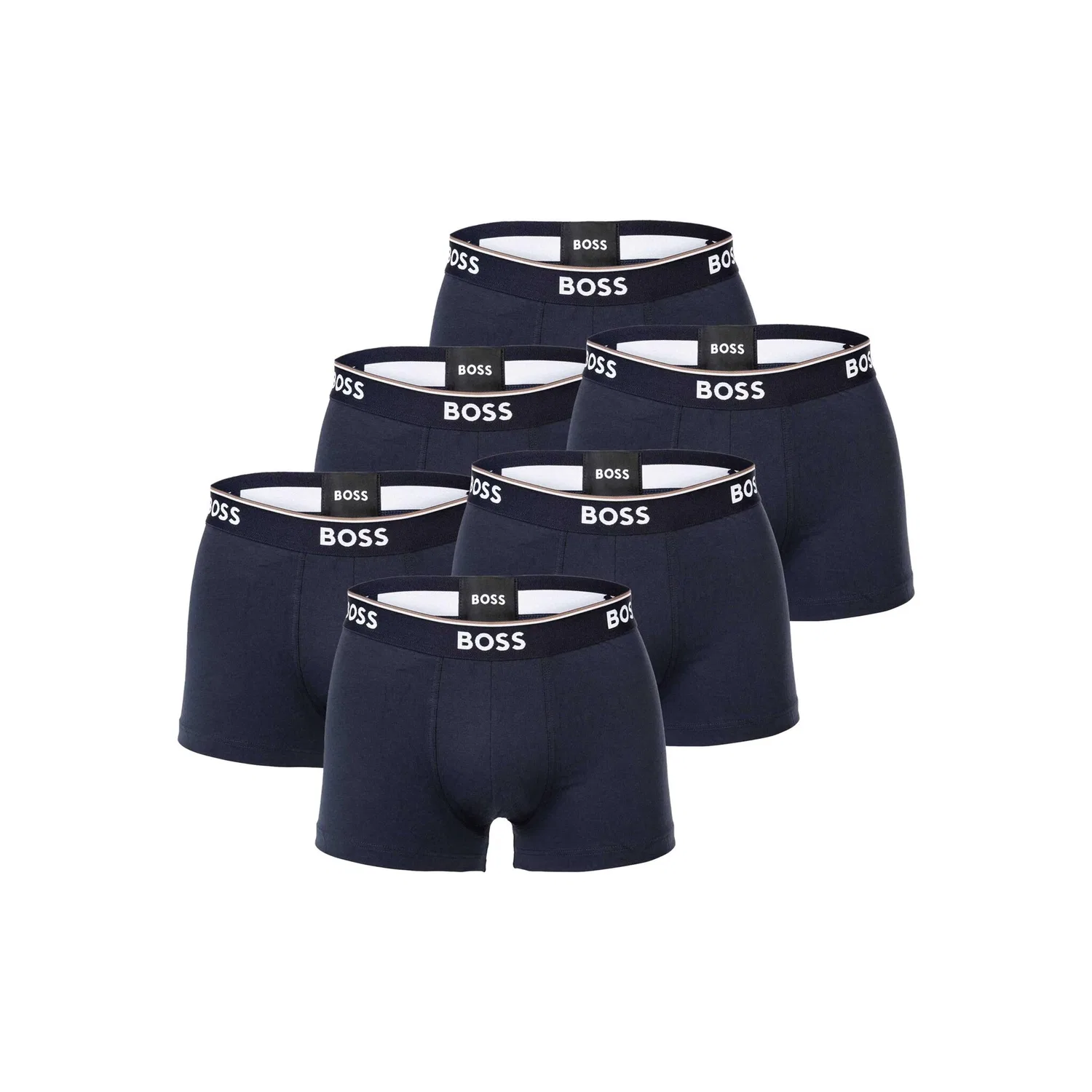 Мужские боксеры с эластичным поясом BOSS, Dark Blue