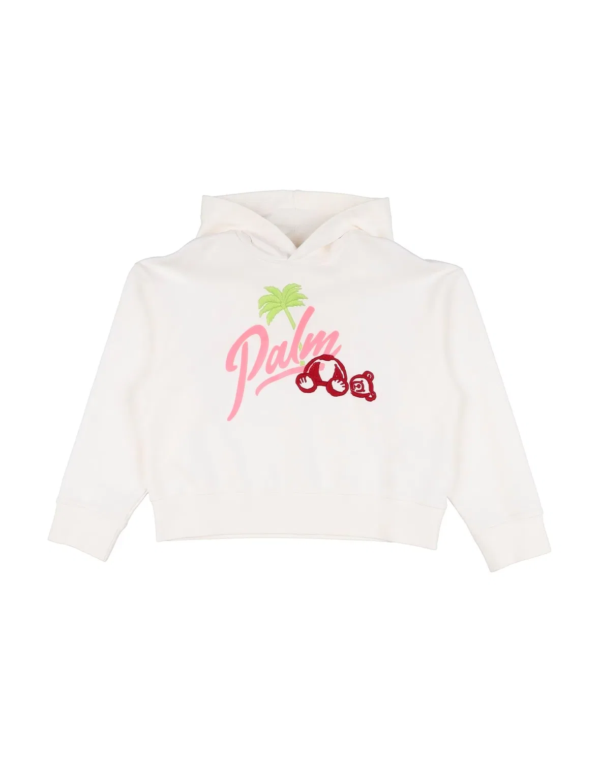Свитшот с капюшоном Palm Angels, белый