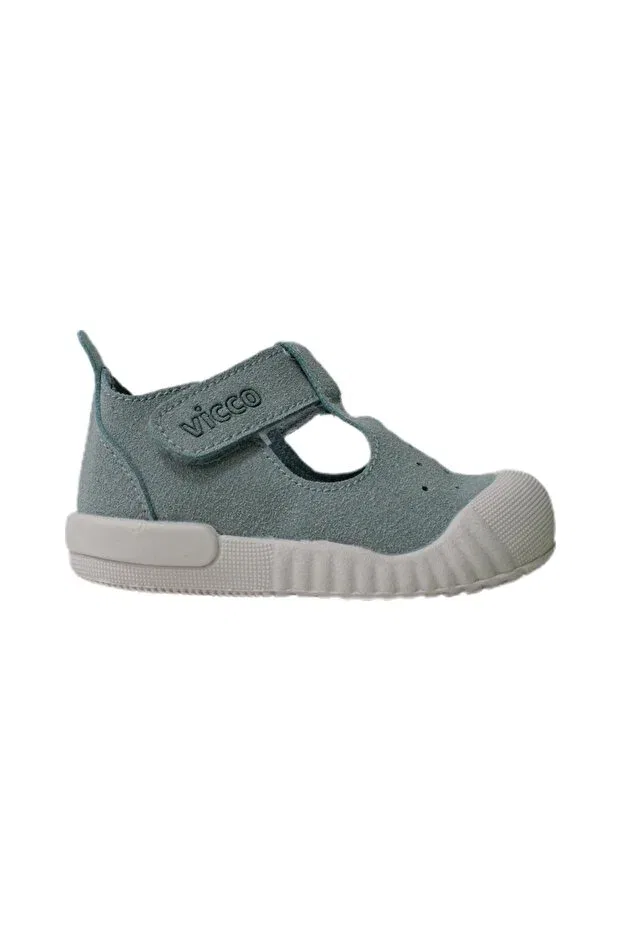 Детские туфли для девочек с геометрическим принтом Loro First Step Casual Shoes Vicco, Blue