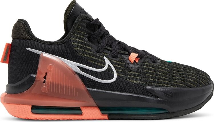 

Кроссовки Nike LeBron Witness 6 GS 'Black Crimson Pulse', черный