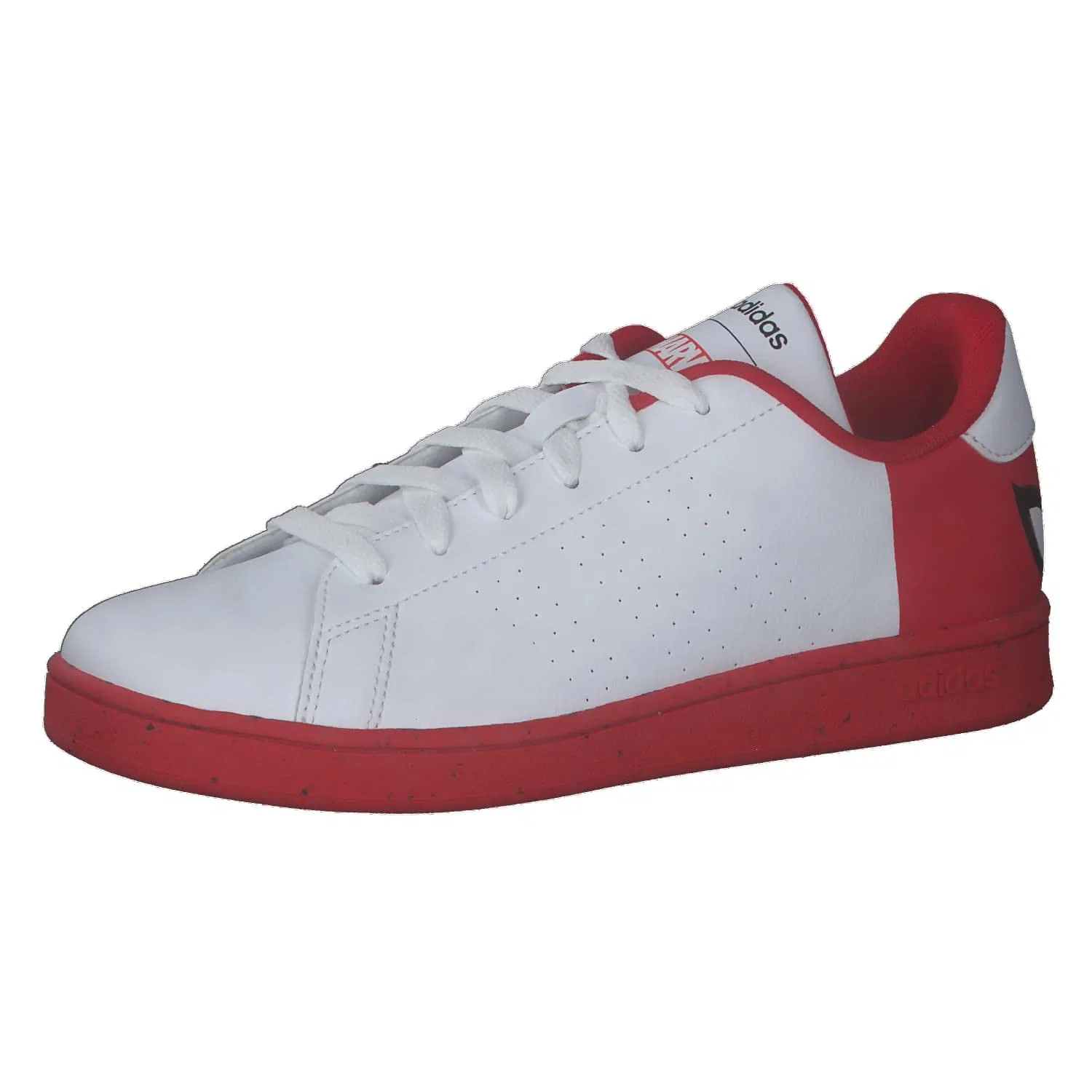 Детские кроссовки с липучками Advantage Spiderman K Adidas, Ftwr White Ftwr White Better Scarlet