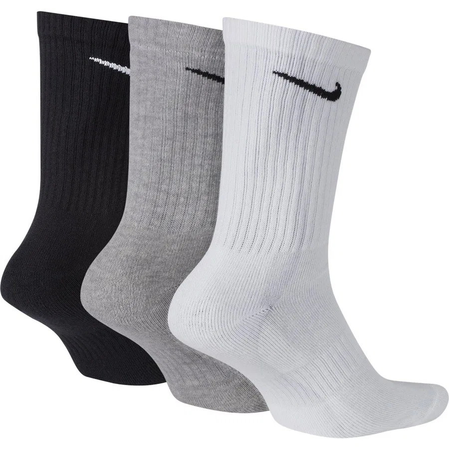 Комплект спортивных носков с технологией Dri-FIT Nike, Черный — фото 2