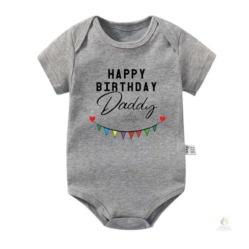 Боди-комбинезон с принтом Matching Family Outfits, серый