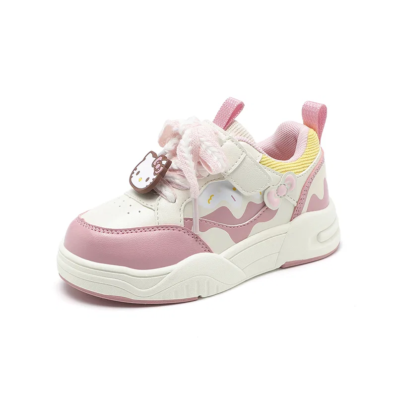 Детские кеды для скейтбординга Hello Kitty Sanrio, Black Purple Rice — фото 4