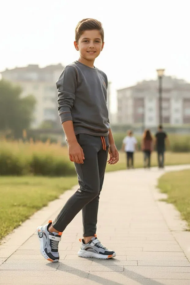 Детские кроссовки для мальчиков ортопедические Konay w45 Waykers, Gray