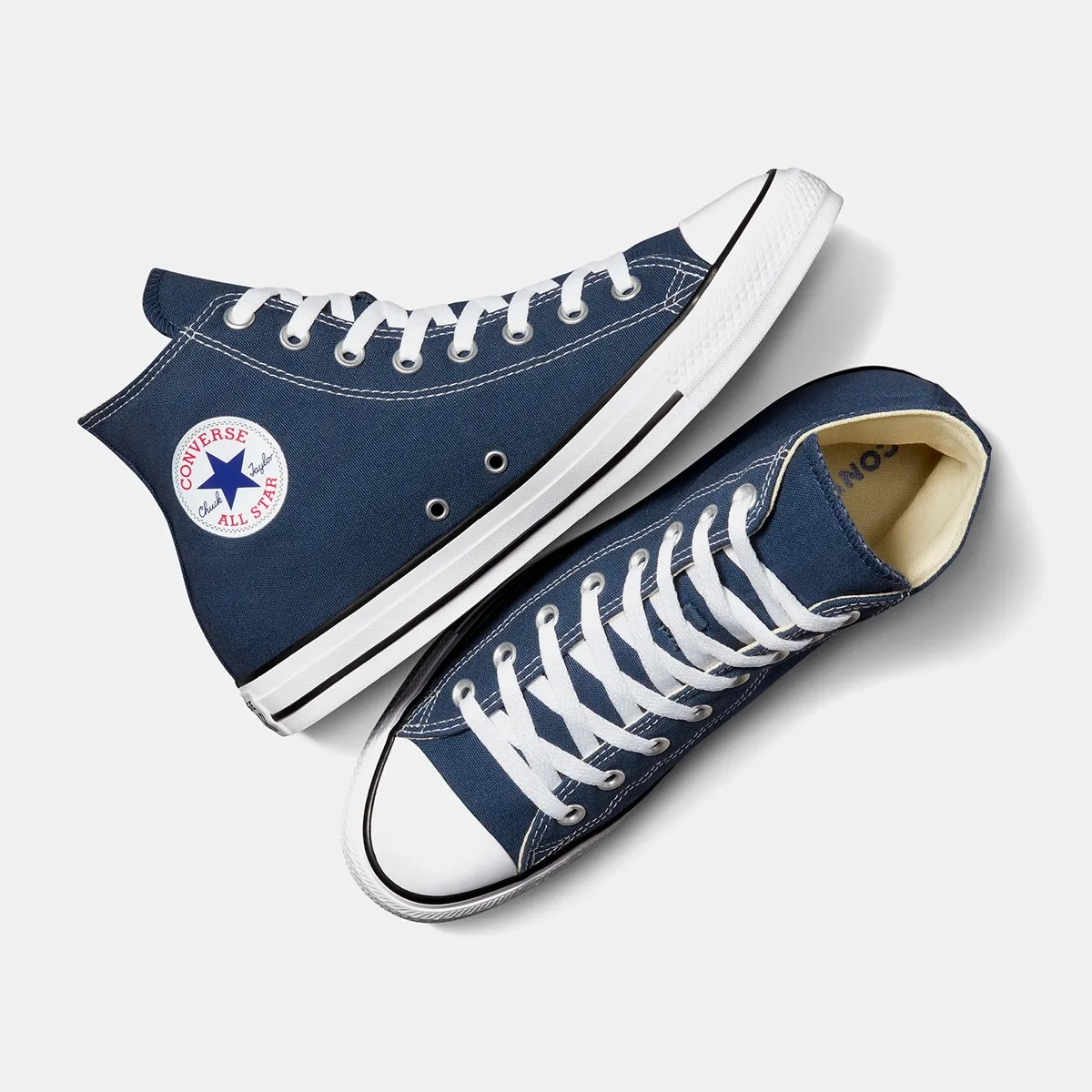 Повседневные кеды унисекс Chuck Taylor All Star высокие парусиновые Converse, темно-синий — фото 2