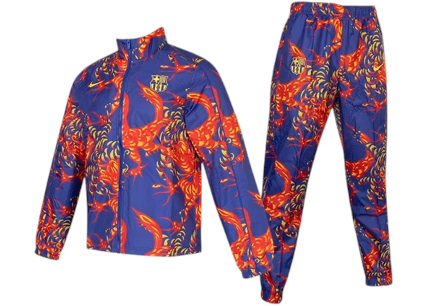 Мужской спортивный костюм с длинным рукавом Tracksuit Nike, Red/Blue