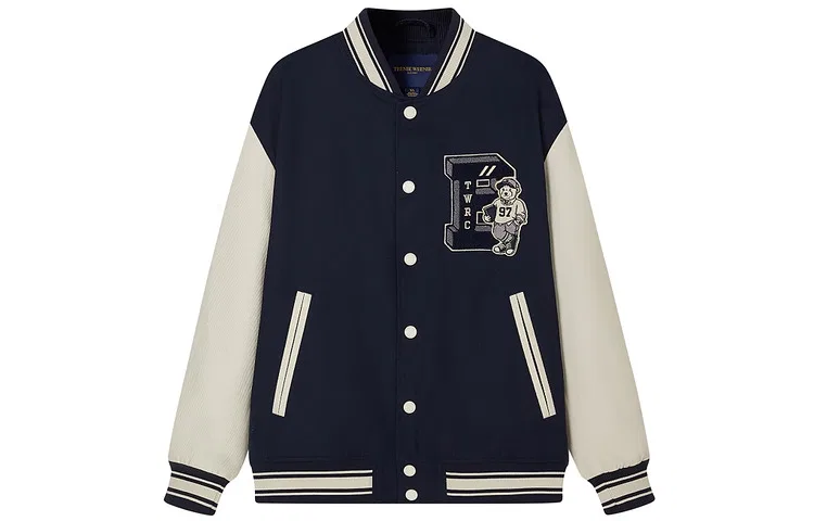 Детская бейсбольная куртка с принтом Evergreen Collection Teenie Weenie Men, Navy Blue