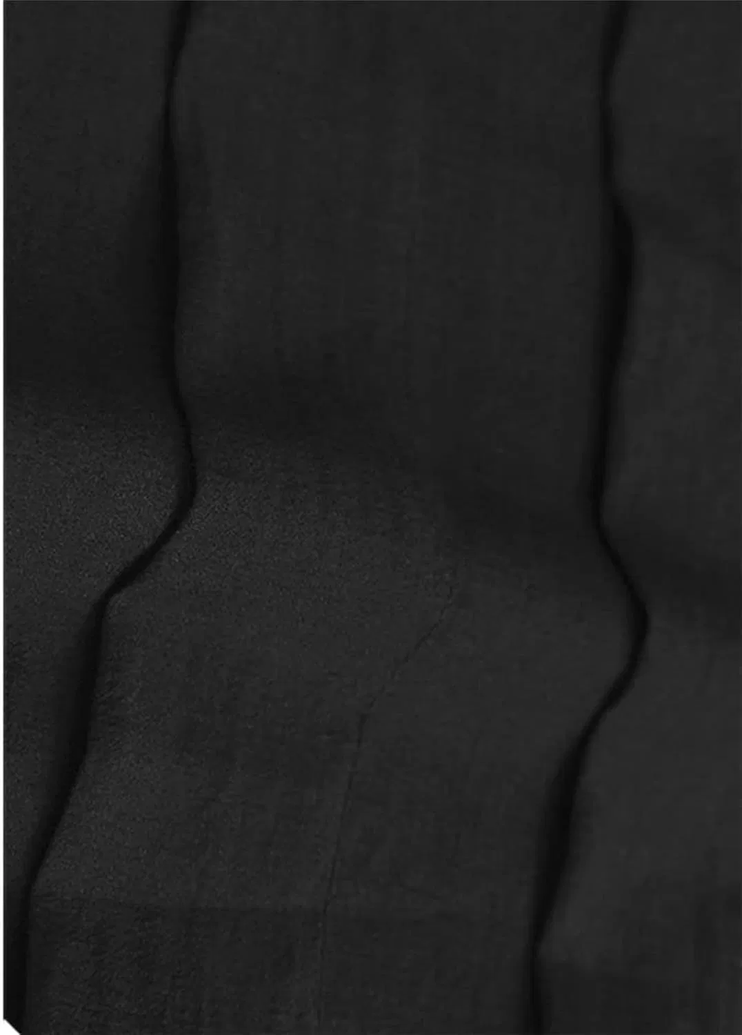Женское платье свободного кроя с цветовыми блоками O-Neck, Black — фото 2