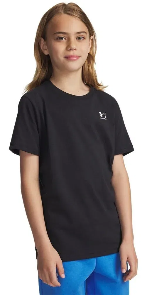Футболка спортивная с принтом Sportstyle Lc T-Shirt Under Armour, черный — фото 3