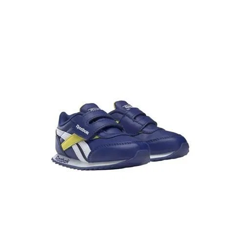 Детские кожаные кроссовки с принтом Reebok Royal CL Jogger, Navyblau — фото 2