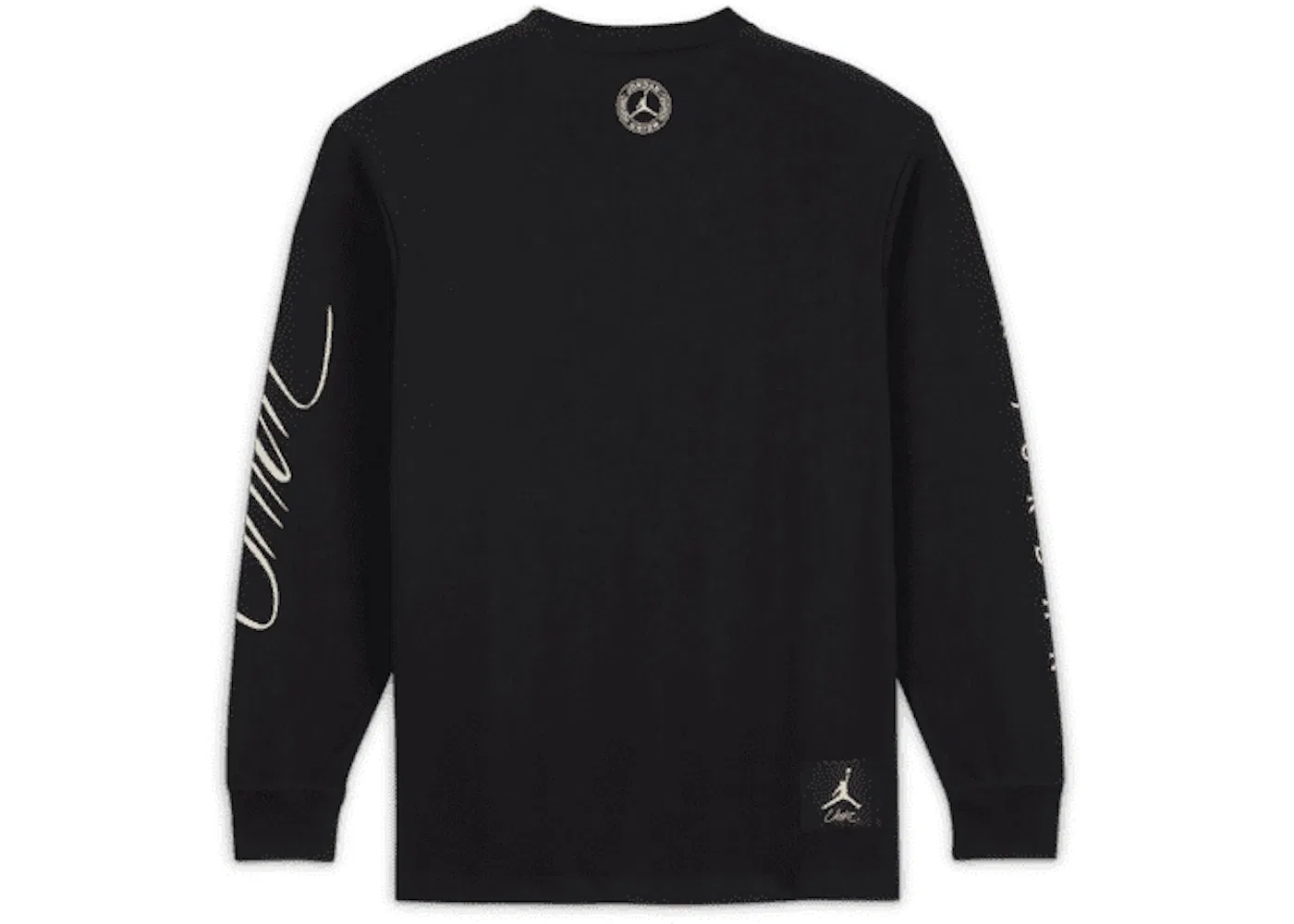 Мужская футболка с длинным рукавом Jordan L/S Tee, Black/Coconut Milk — фото 2