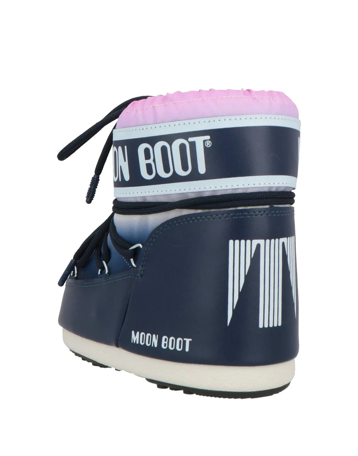 Детские утепленные ботинки для девочек с синтетическим наполнителем Moon Boot, синий — фото 3