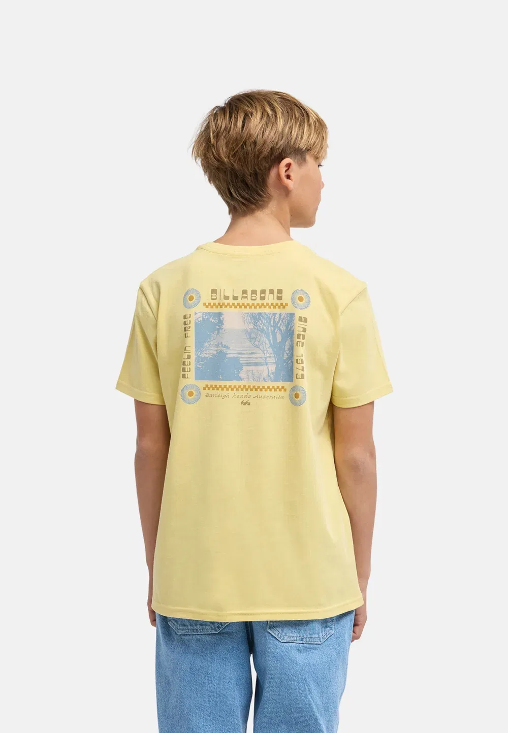 Одежда Jungen 8-16|топы ebbzt00256 - футболка с принтом Billabong, Ygj — фото 2