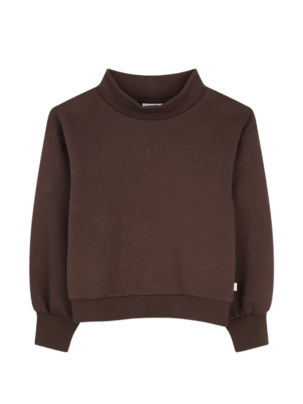Толстовка с вышитым логотипом Boss Kidswear, коричневый