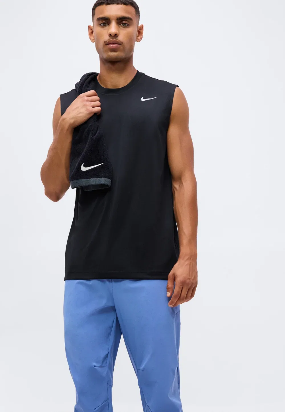 Без ограничений - спортивные штаны Nike Performance, Indigo Storm/Black — фото 4