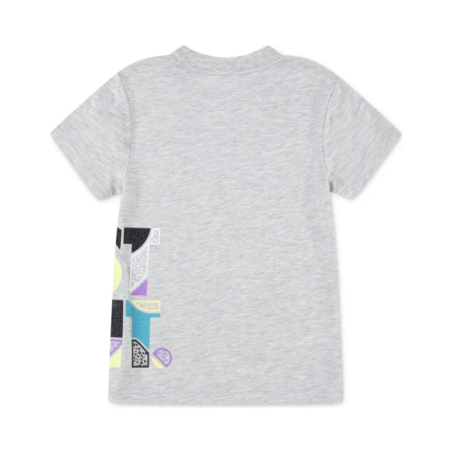 Футболка детская с принтом Nike Nkb Jdi Wrap, Steeple Gray White — фото 4