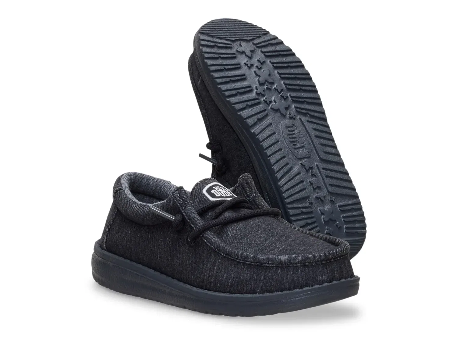 Slip-on Wally Stretch Jersey, HEYDUDE, черный — фото 4