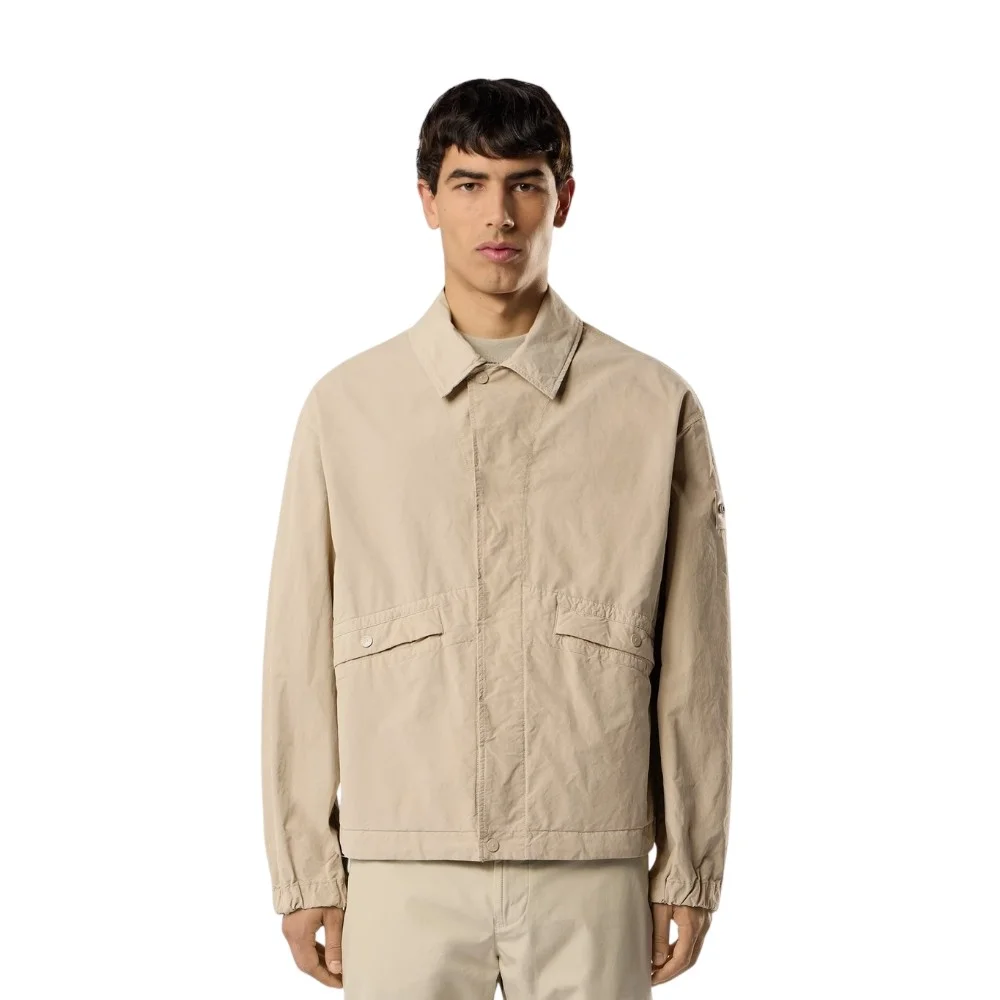Мужская куртка Stone Island With Anti-drop Finish, бежевый