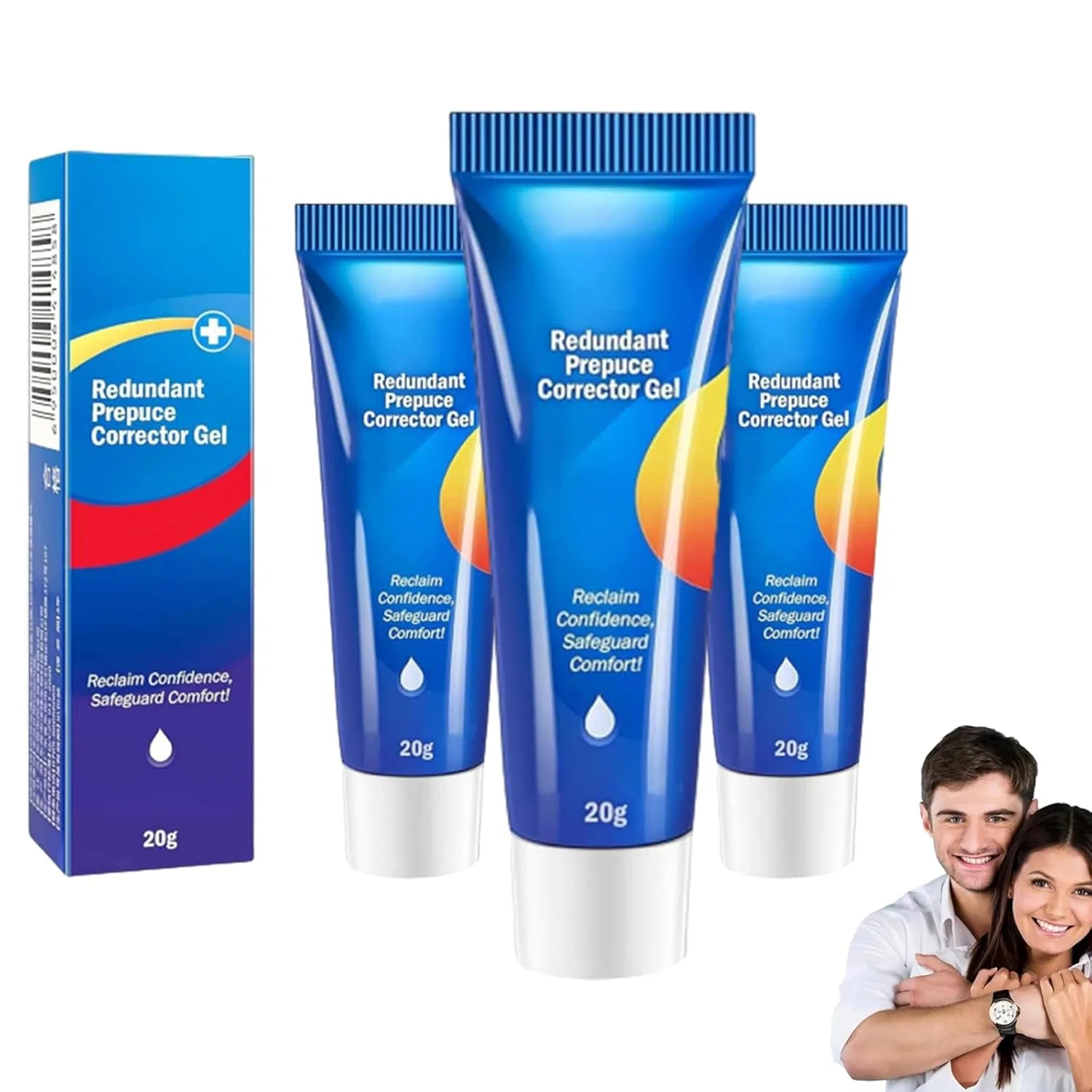 Крем для коррекции фимоза, Generisch, 3 шт, 20 г