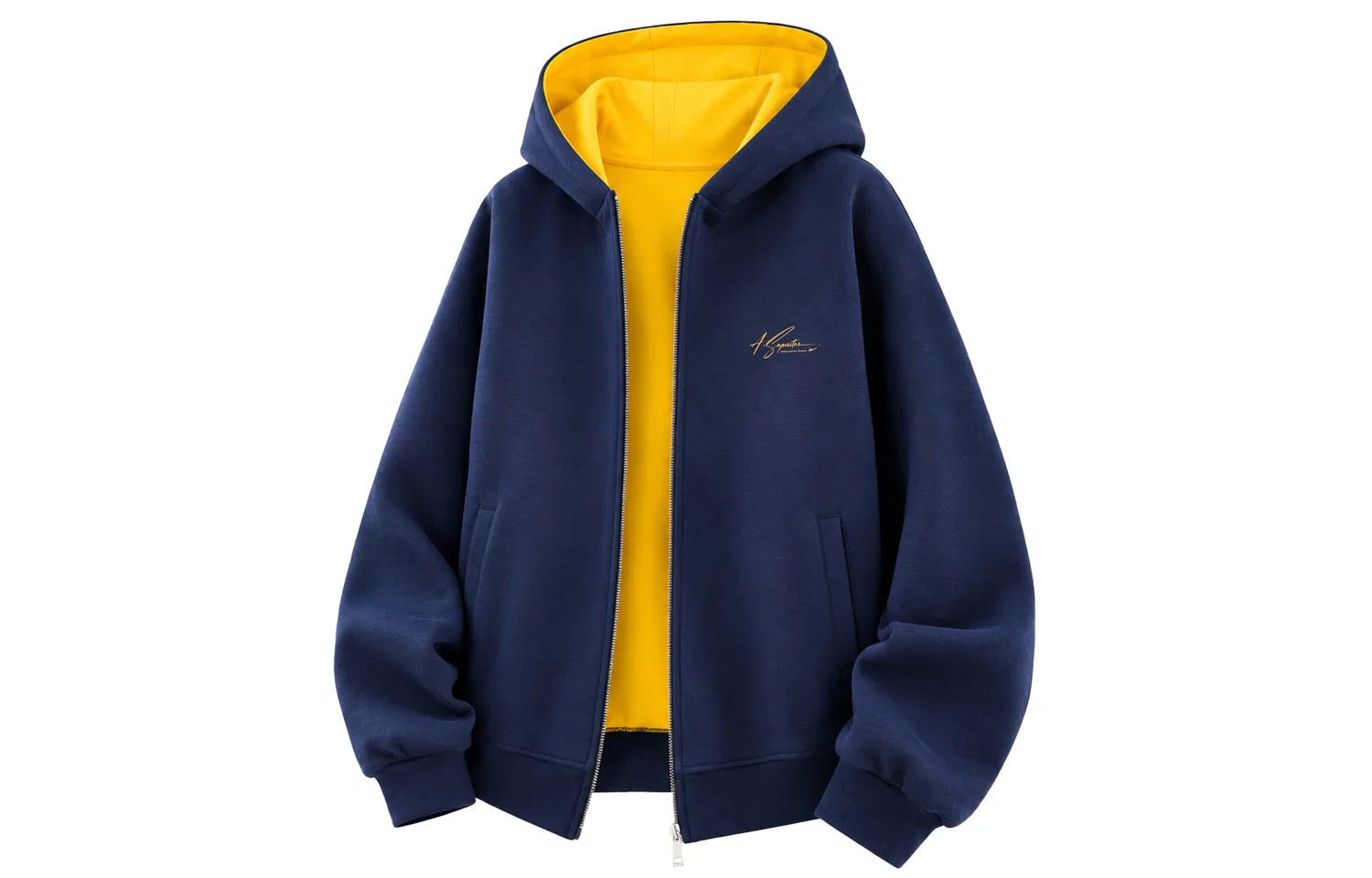 Детский свитшот с капюшоном Navy Blue WARRIOR