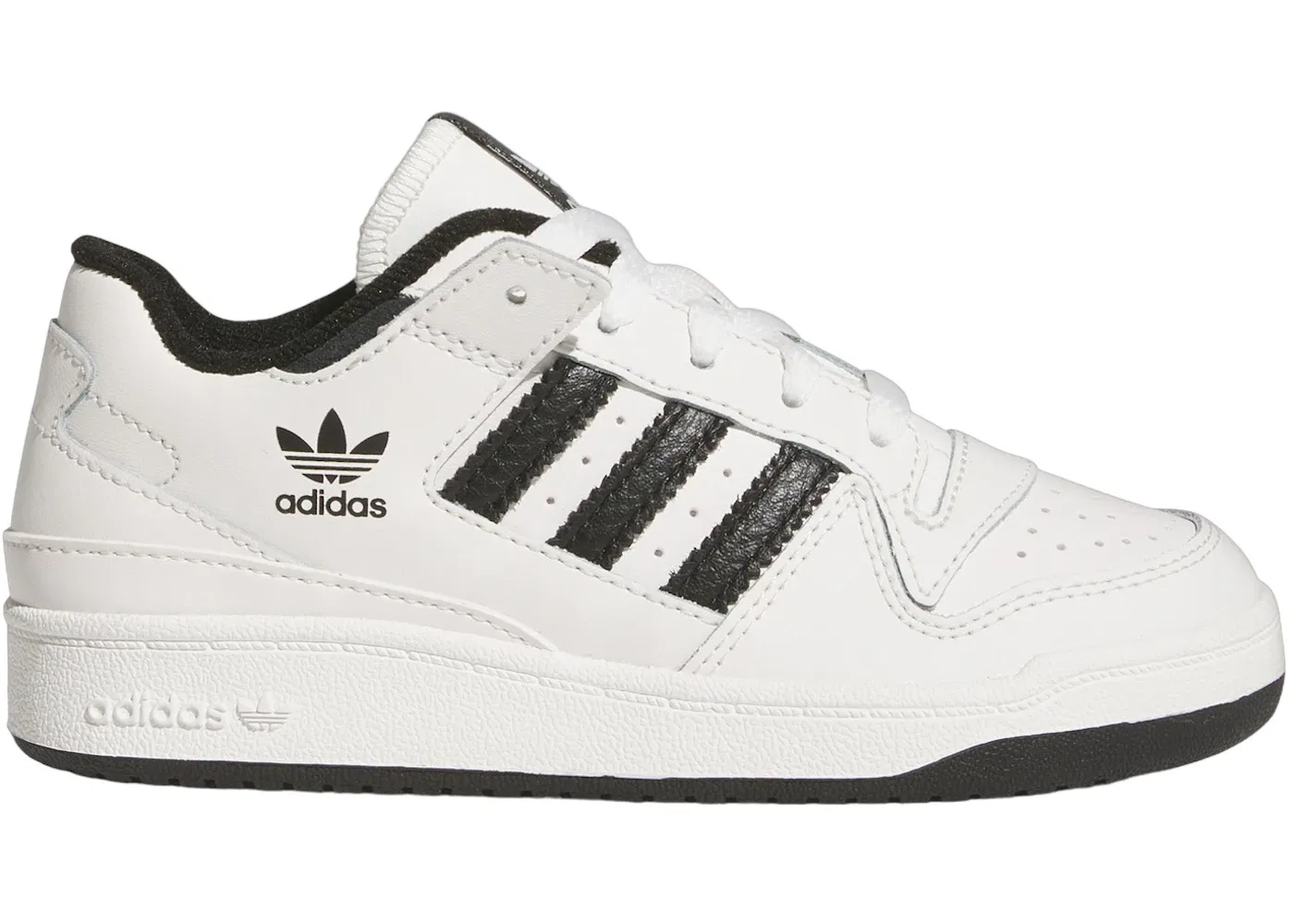 Детские кроссовки Lifestyle Adidas Forum Low CL, Core White Core Black Core White