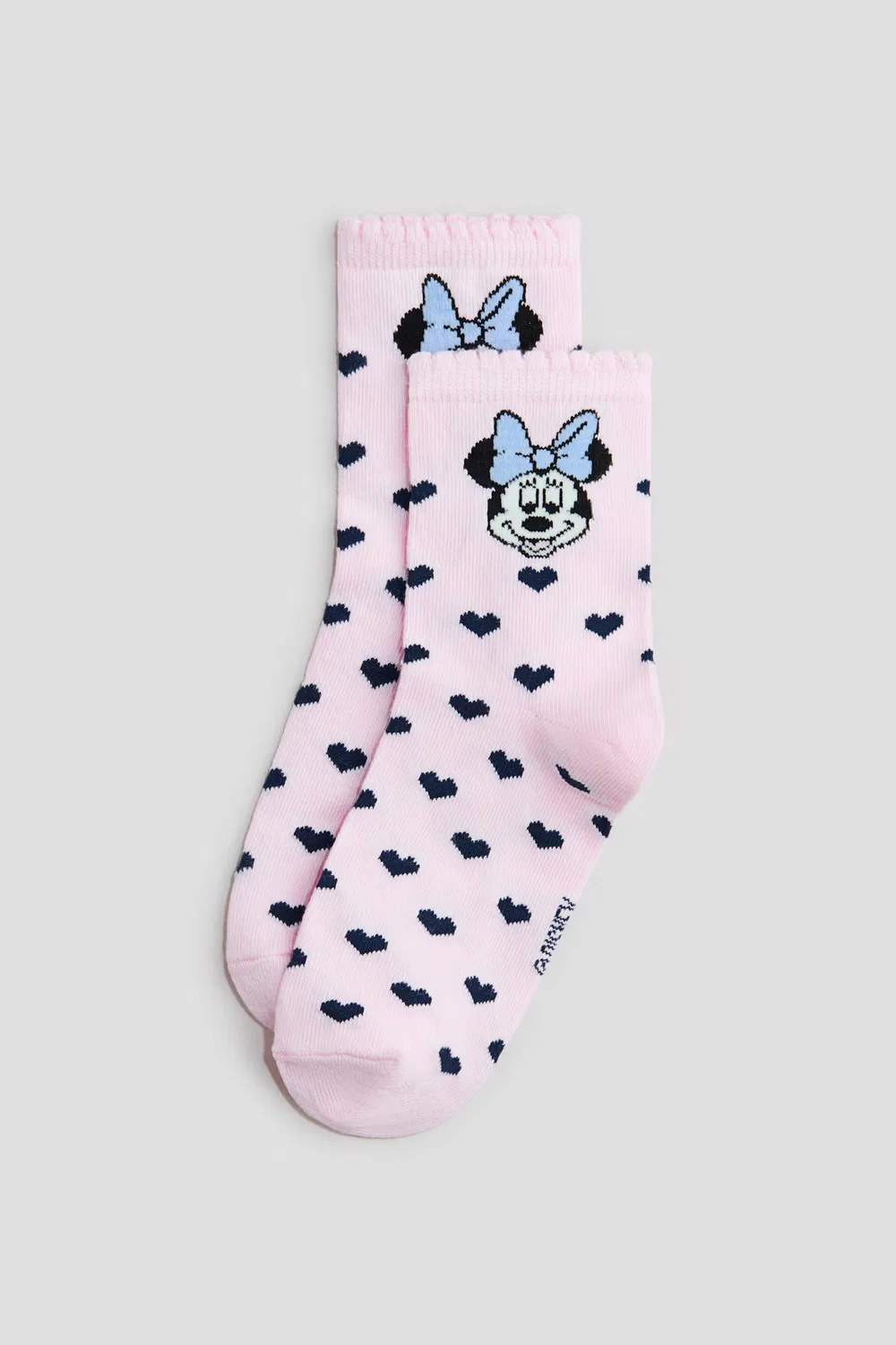 Набор из 5 носков с рисунком H&M, Hellblau/Minnie Maus — фото 2