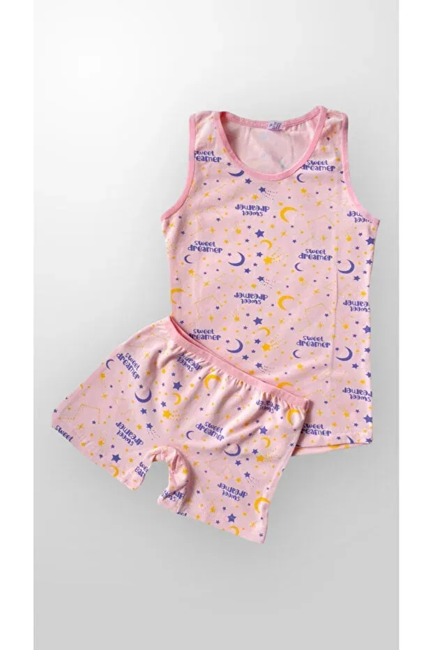 Детский комплект белья для девочек с принтом Elmas Kids, Pink — фото 3