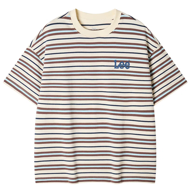 Детская футболка с круглым вырезом и принтом Lee, Navy Blue — фото 3