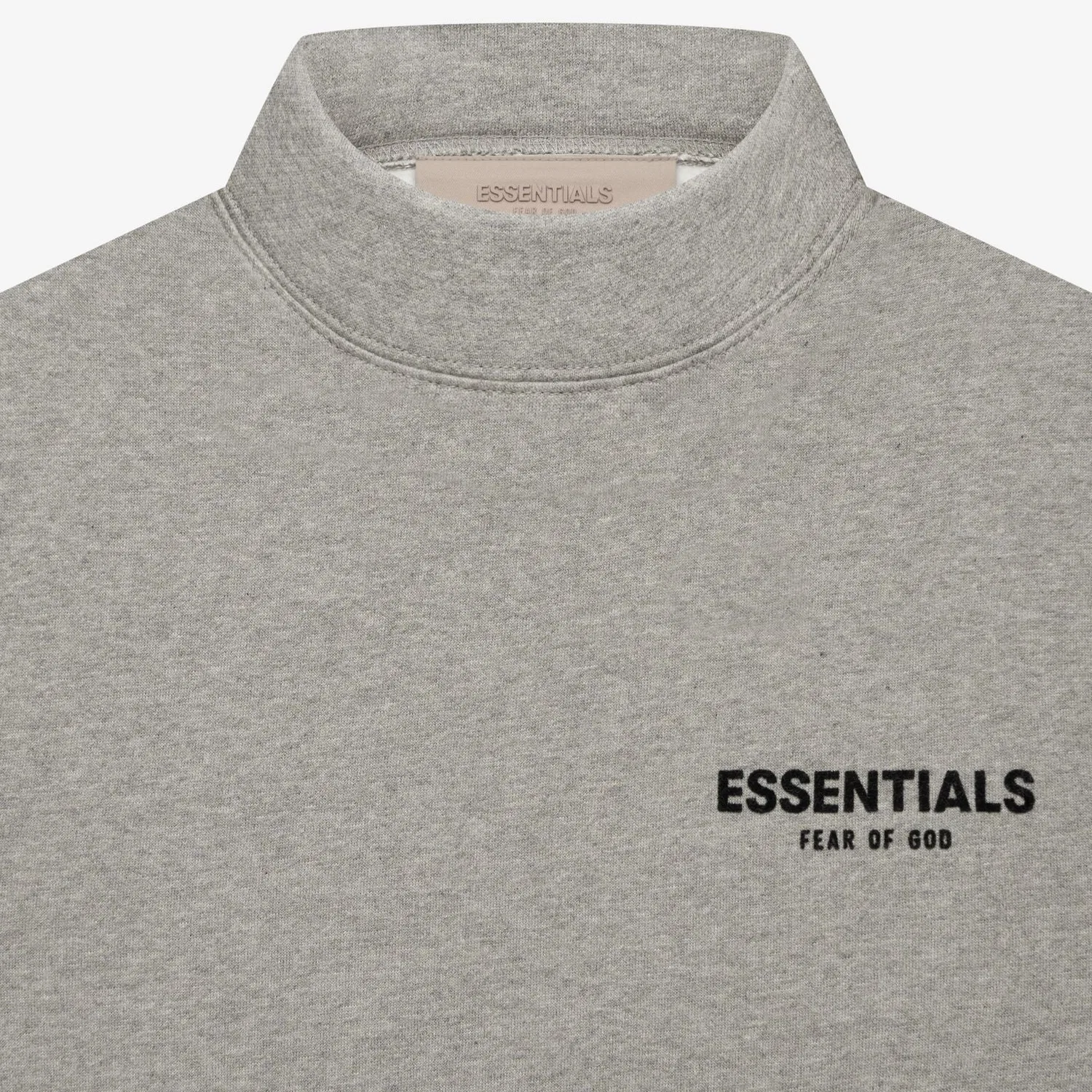 Детский свитшот с принтом Fear Of God Essentials, Dark Oat — фото 4