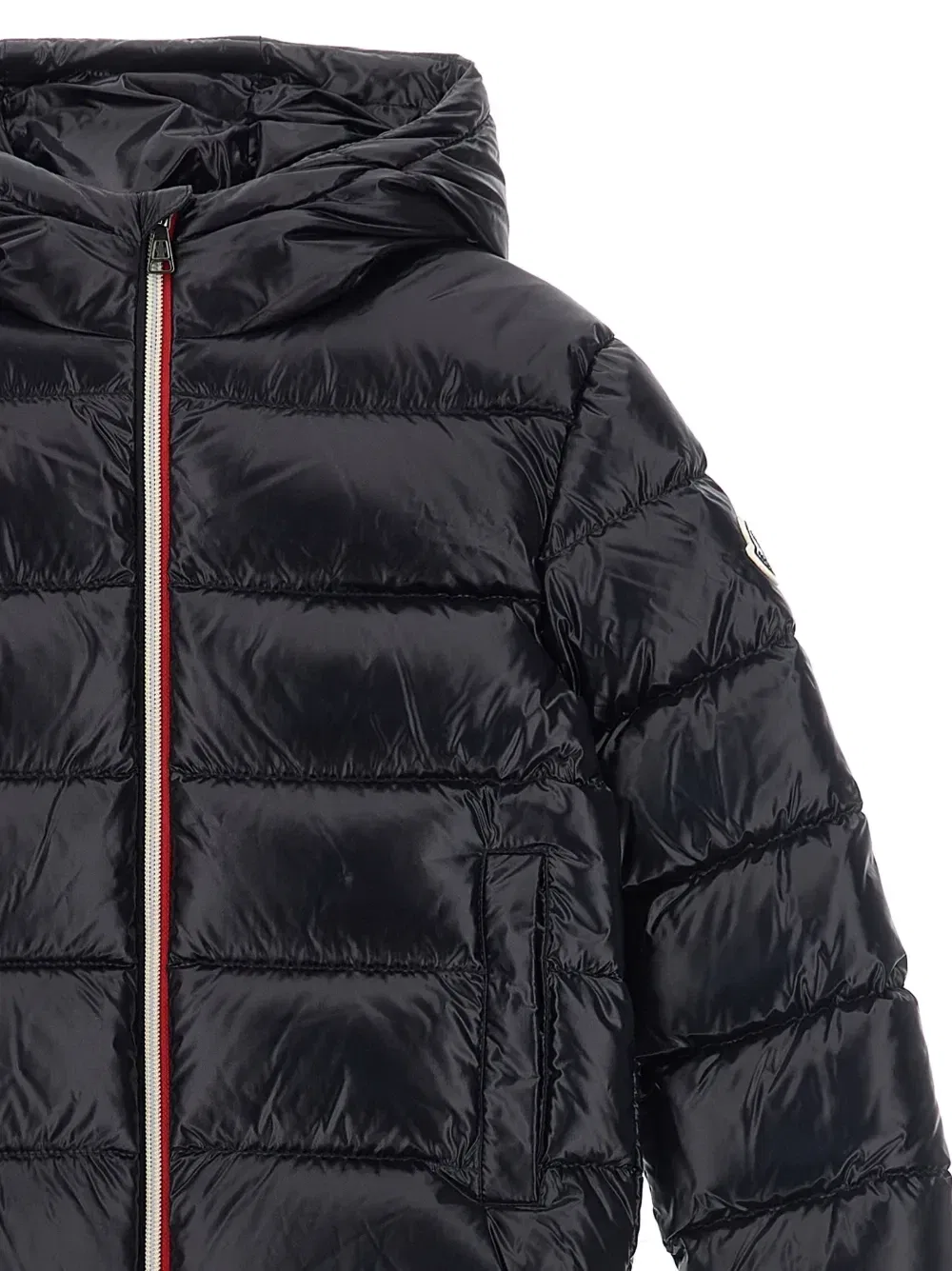 Стеганая куртка New Aubert Moncler Enfant, синий — фото 3