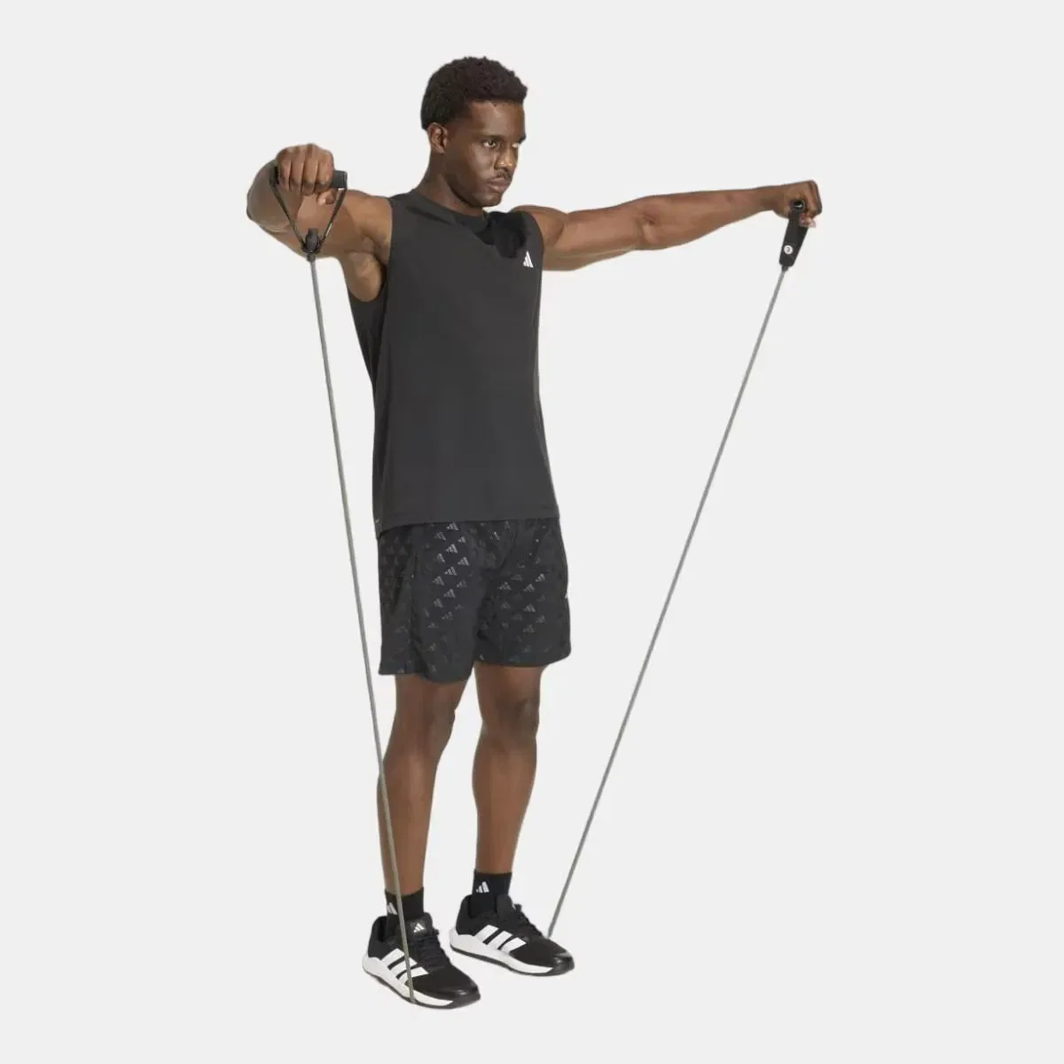 Мужская майка Workout Essentials adidas, Черный — фото 3