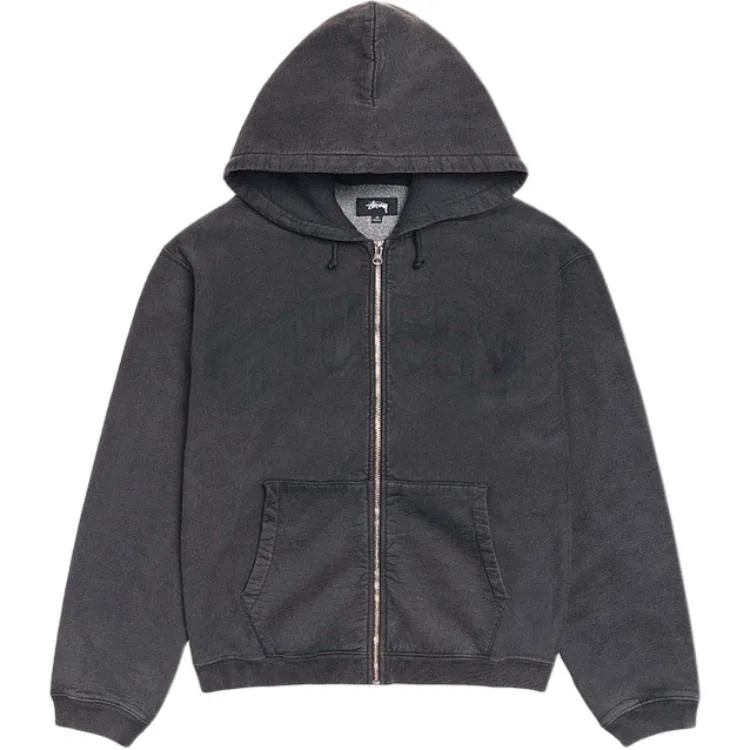Детский худи с капюшоном Stussy, BKX/Faded Black