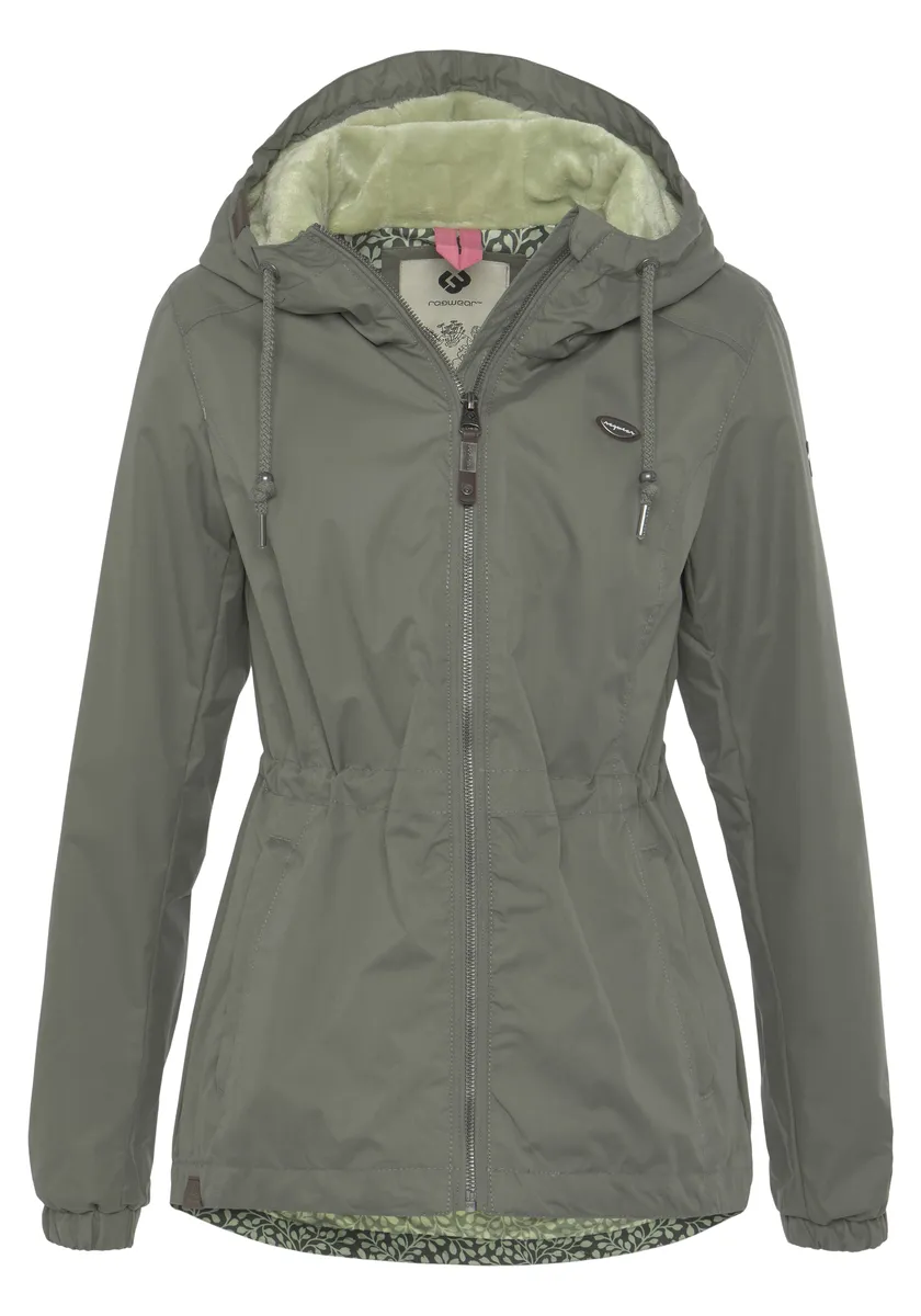 

Парка Ragwear "DANKKA", с капюшоном, с большим капюшоном, водоотталкивающий материал, оливковый