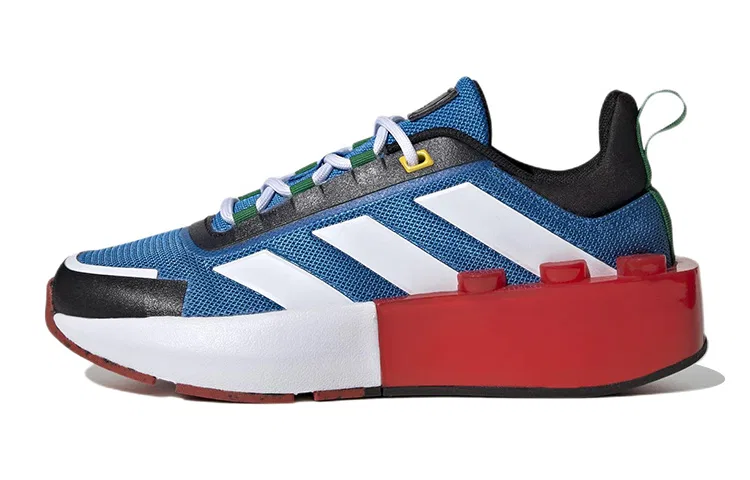 Детские кроссовки с принтом LEGO Tech Runner Shock Blue Red Adidas, Shock Blue Red