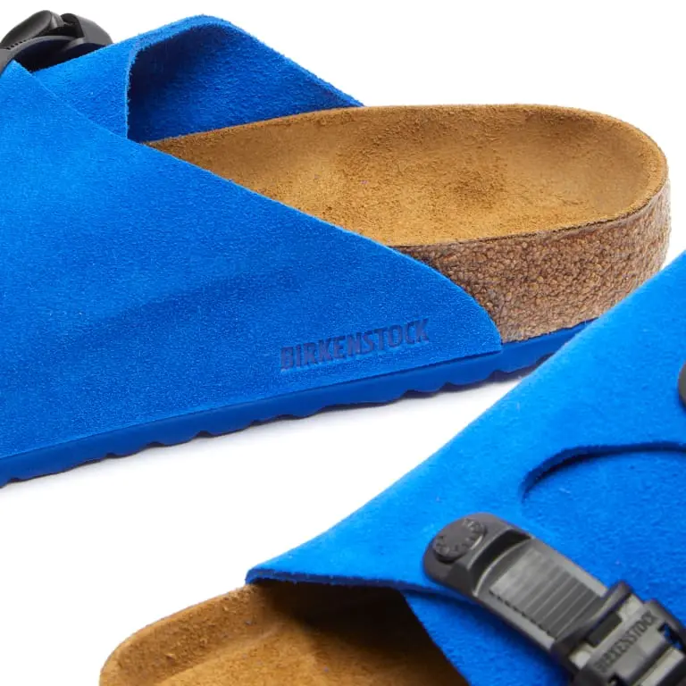 Сандалии Birkenstock Zürich Tech Suede Leather, синий — фото 2