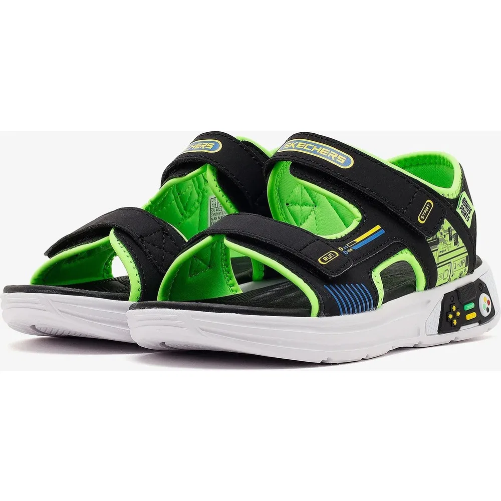 Детские сандалии для мальчиков Skechers Power Splash, Black — фото 3