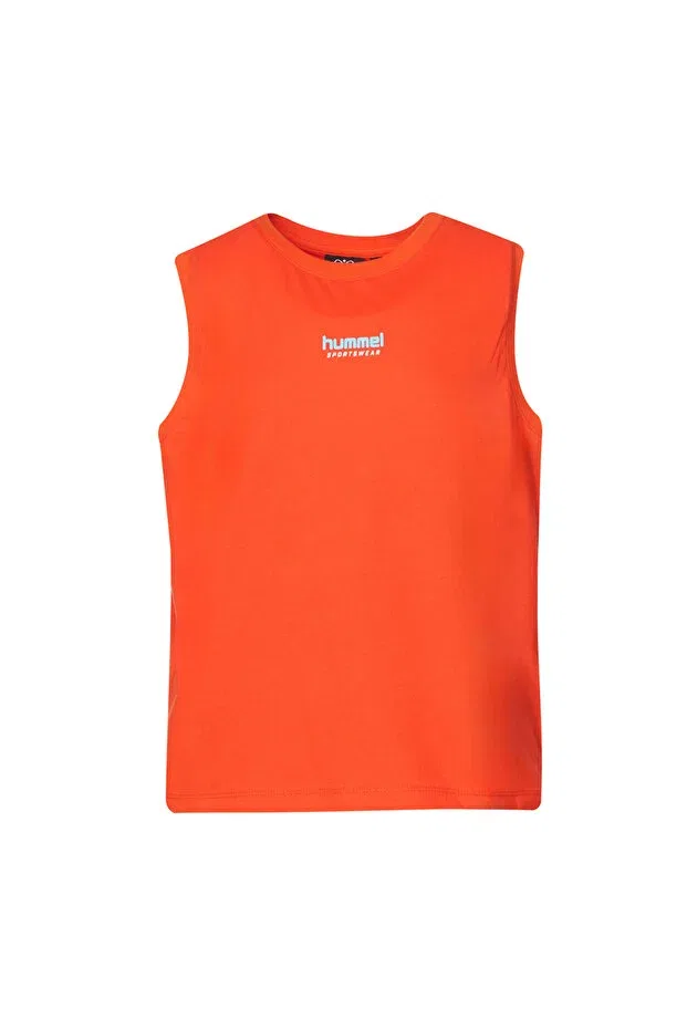 Детская майка для мальчиков хлопковая Hummel, Orange — фото 2