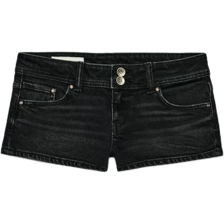 Женские джинсовые шорты Carbon ZARA, Carbon