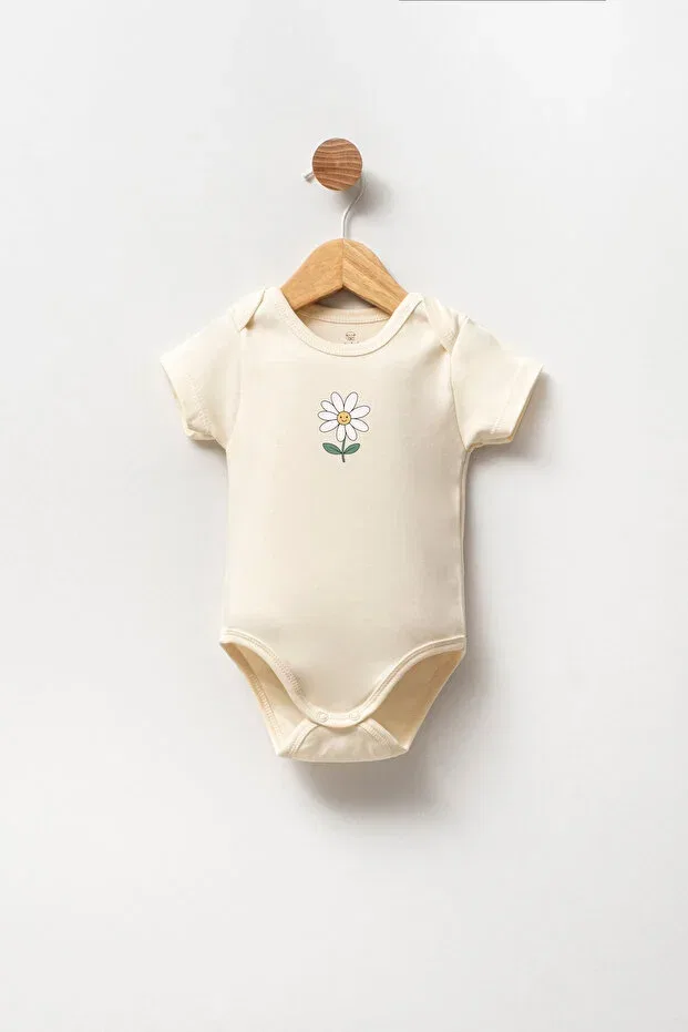 Детское боди для новорожденных хлопковое Daisy Bodysuit Generic Brands, White